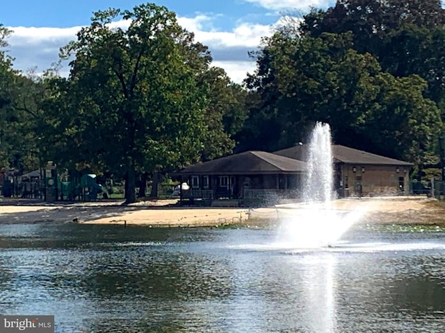 view of water feature