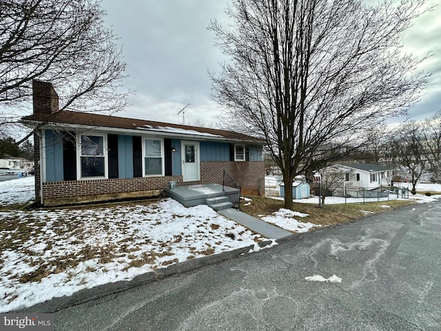 view of ranch-style home