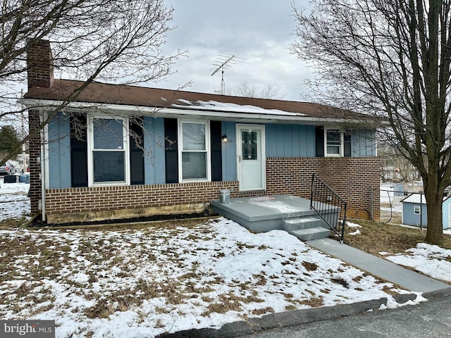 view of front of home