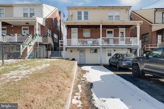 view of townhome / multi-family property