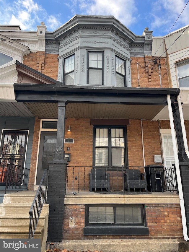 view of front of home with a porch