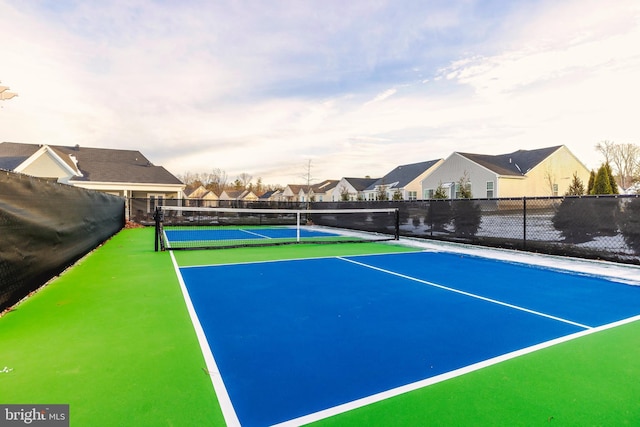 view of sport court