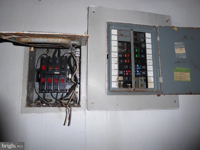 utility room featuring electric panel