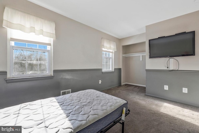 bedroom with carpet flooring