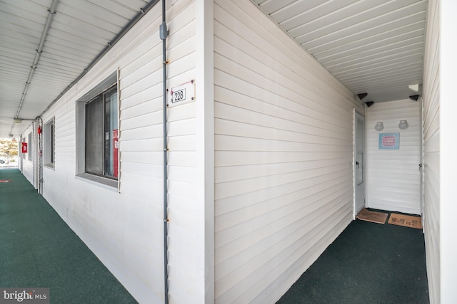 view of hallway