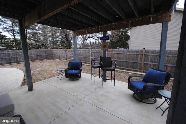 view of patio