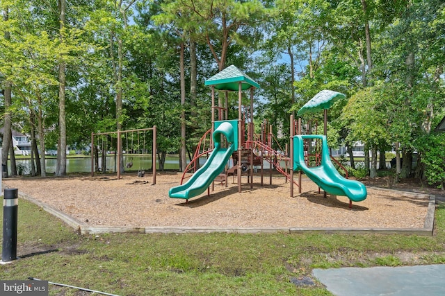 view of play area