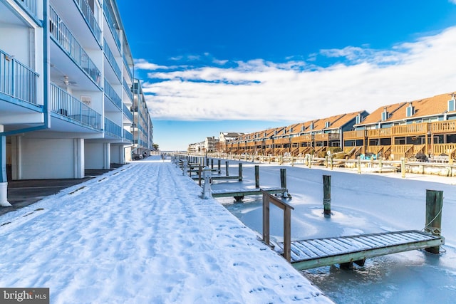 view of dock