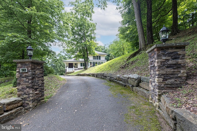 view of road