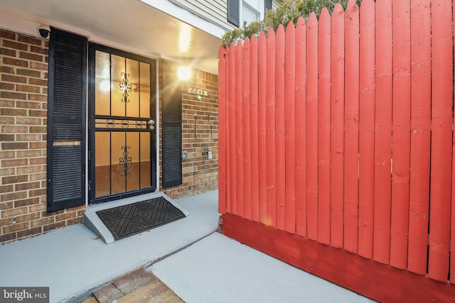 view of entrance to property