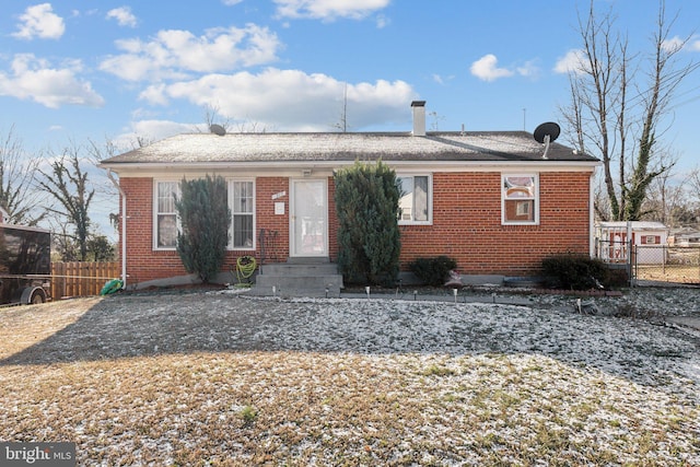 view of ranch-style house