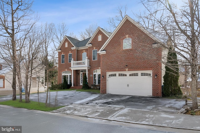 front facade featuring a garage