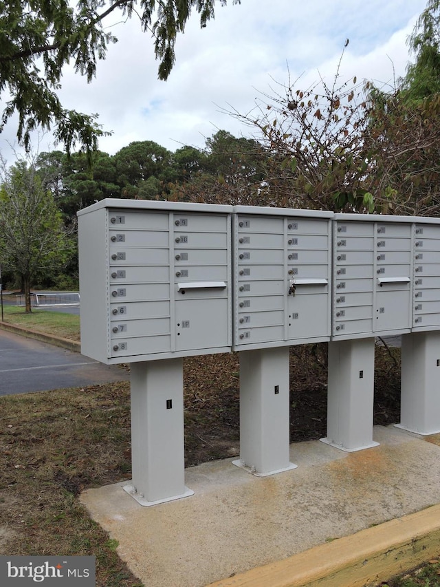 view of community with mail boxes