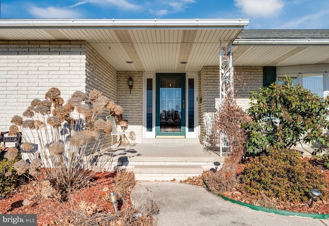 view of entrance to property