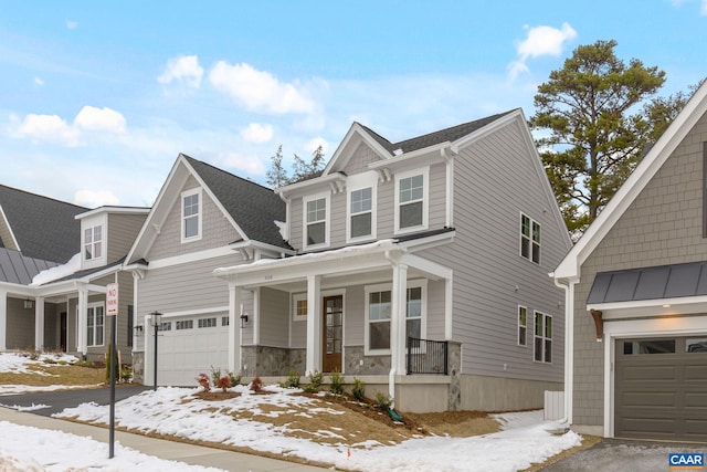 view of front of home featuring a porch