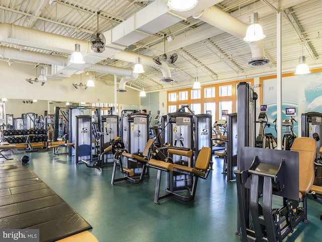 view of exercise room