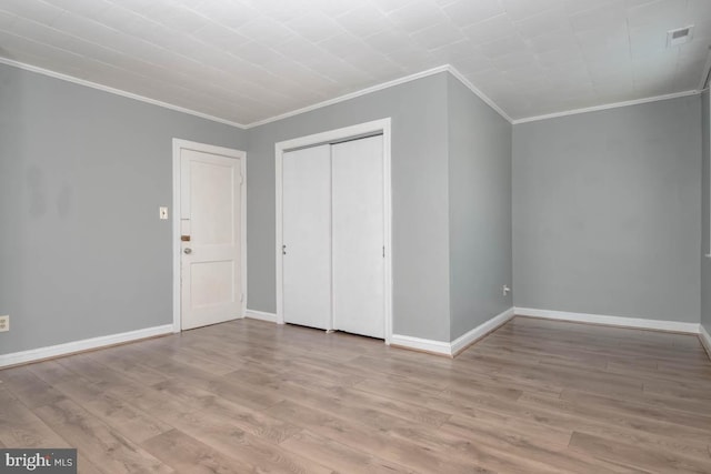 additional living space featuring light hardwood / wood-style flooring