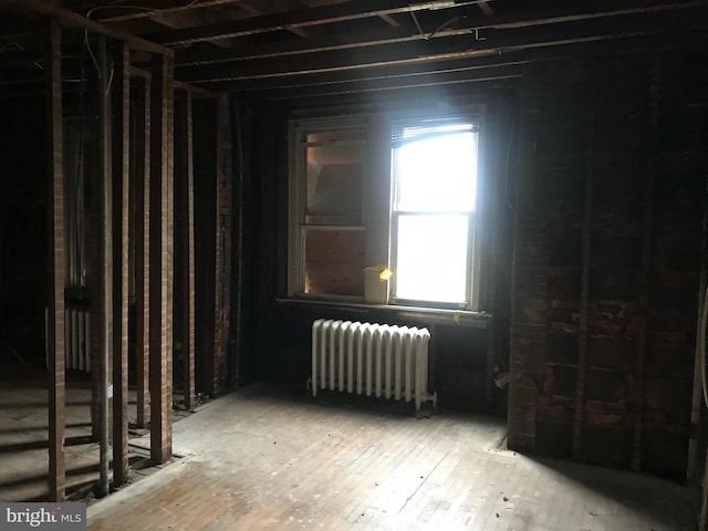 miscellaneous room with radiator heating unit