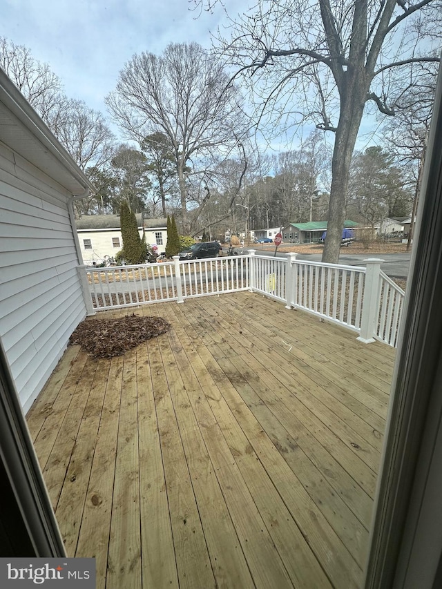 view of deck