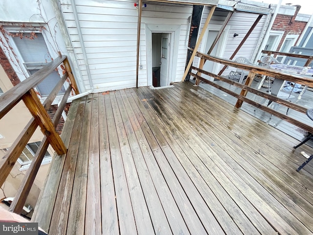 view of deck