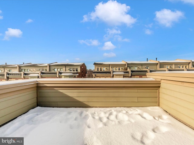 view of patio with a balcony