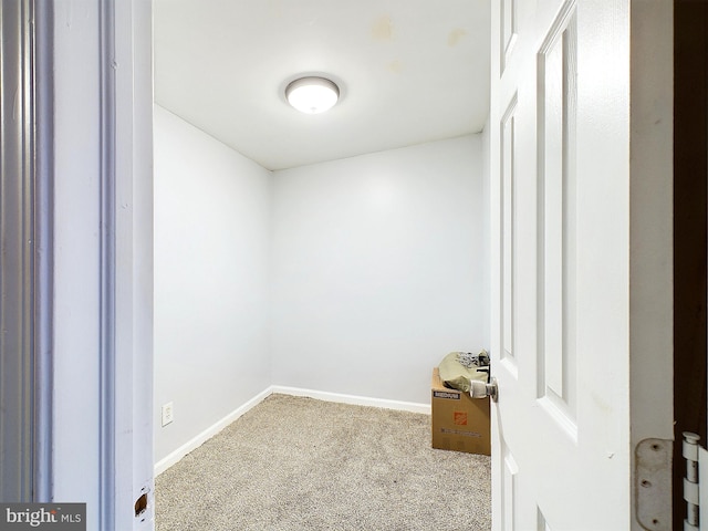 unfurnished room with carpet