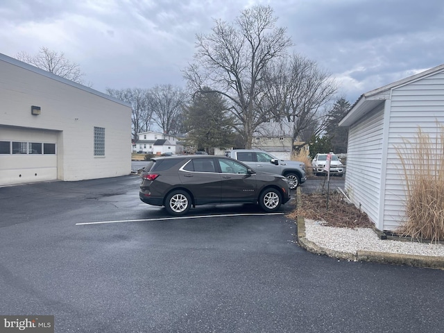 view of uncovered parking lot