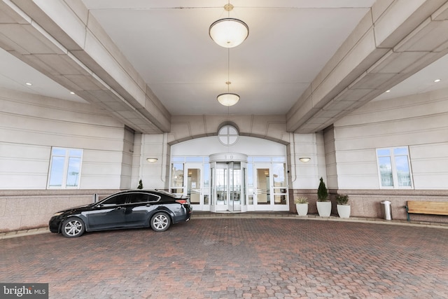 view of community lobby