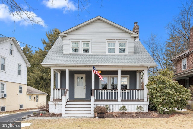 bungalow with a porch