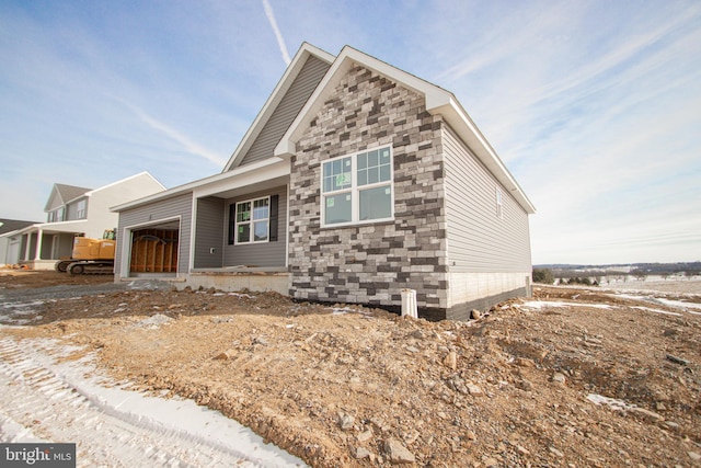 view of front of property