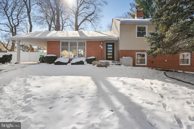 view of front of house