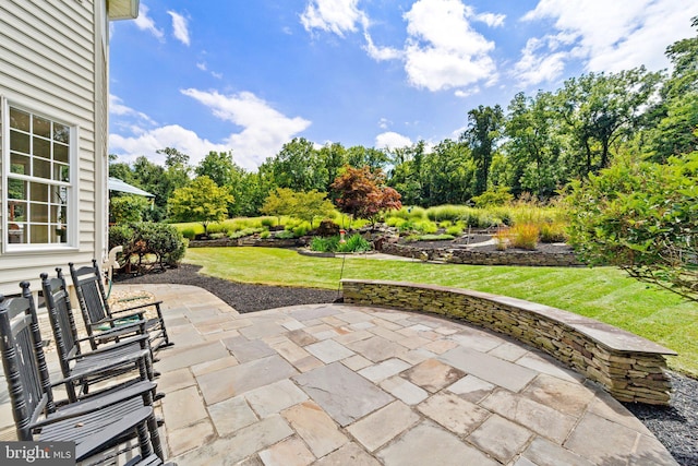 view of patio