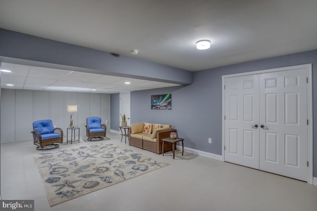 view of sitting room