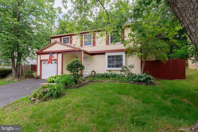 9416 Mirror Pond Dr, Fairfax, VA 22032 - view of front of property featuring driveway and an attached garage