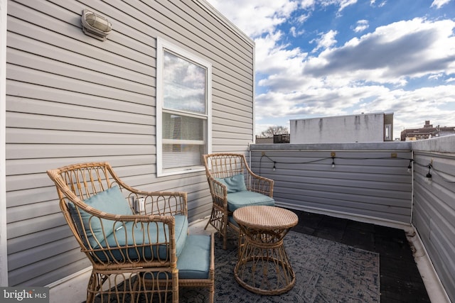 view of patio / terrace featuring a balcony