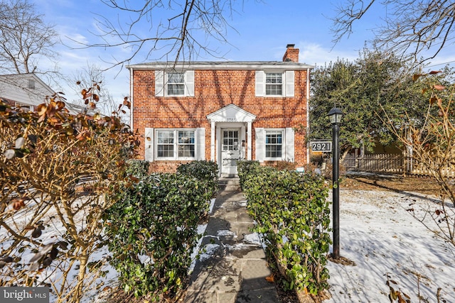 view of front of home