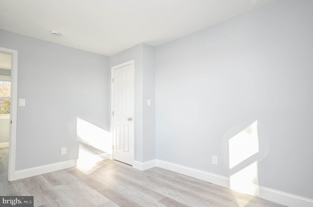 interior space featuring light hardwood / wood-style floors