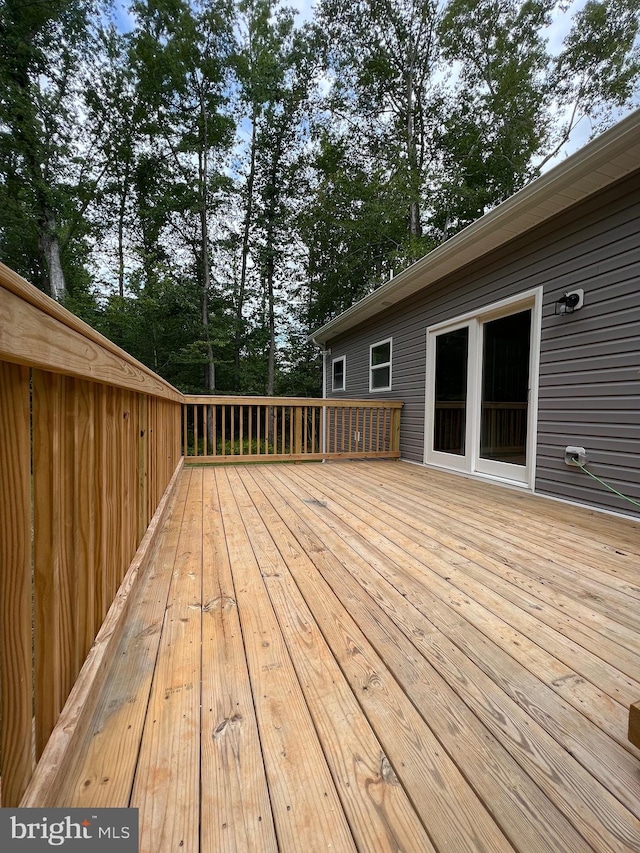 view of deck