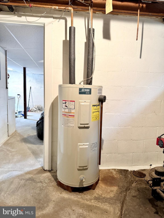 utilities featuring water heater