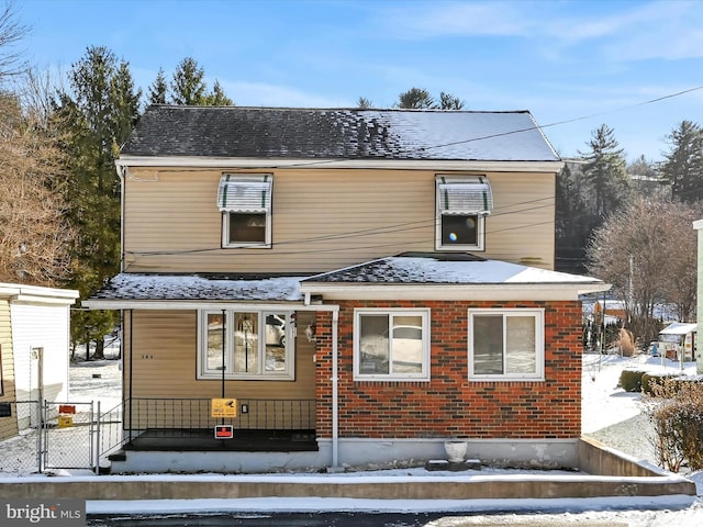 view of front of home