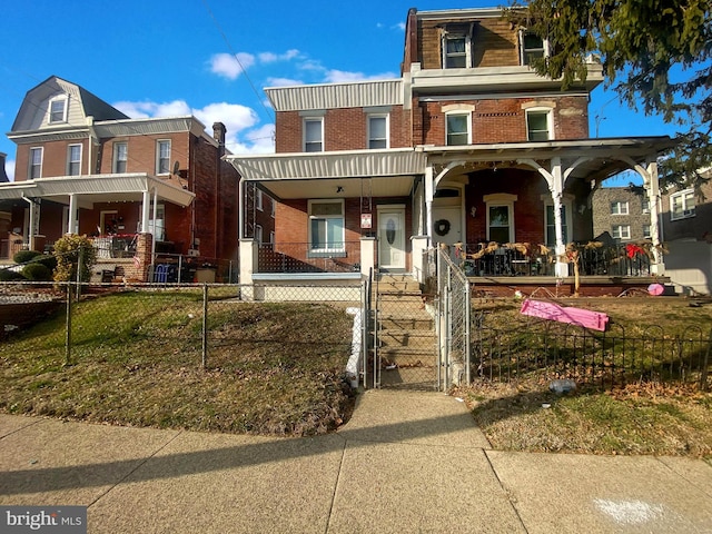 view of front facade with a porch