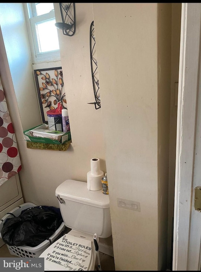 bathroom with toilet