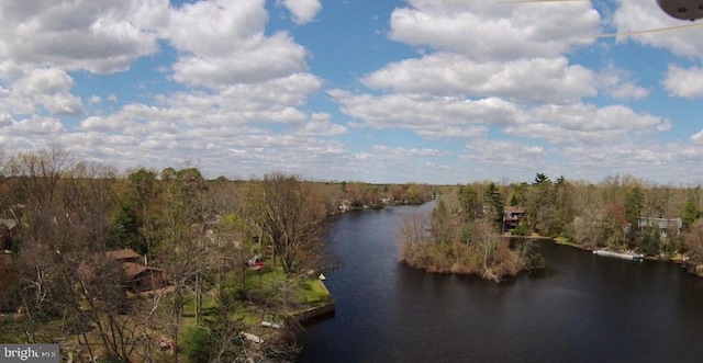 property view of water