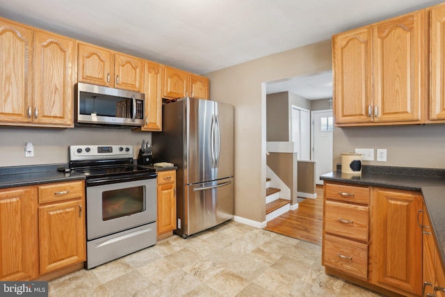 kitchen featuring appliances with stainless steel finishes