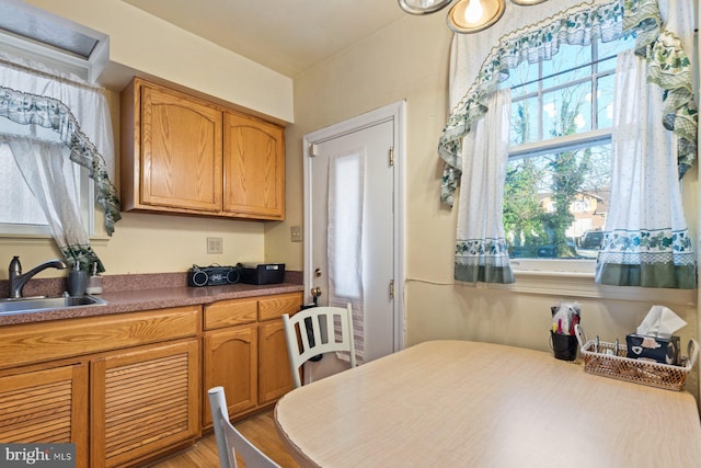 kitchen featuring sink