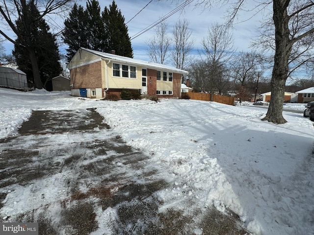 view of ranch-style home