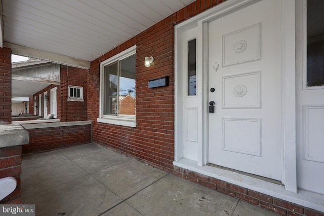 view of entrance to property