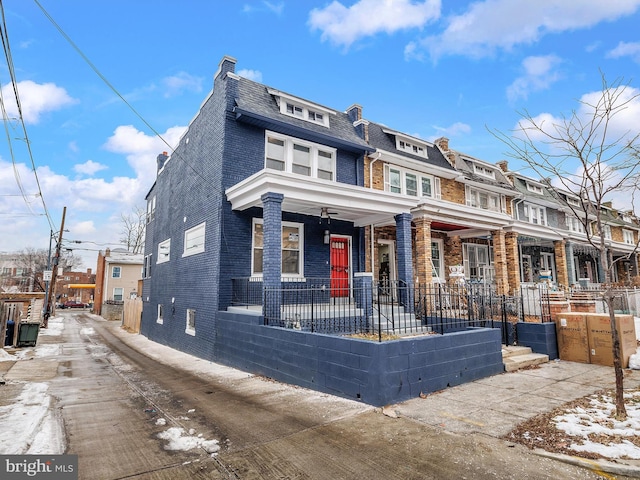 view of townhome / multi-family property