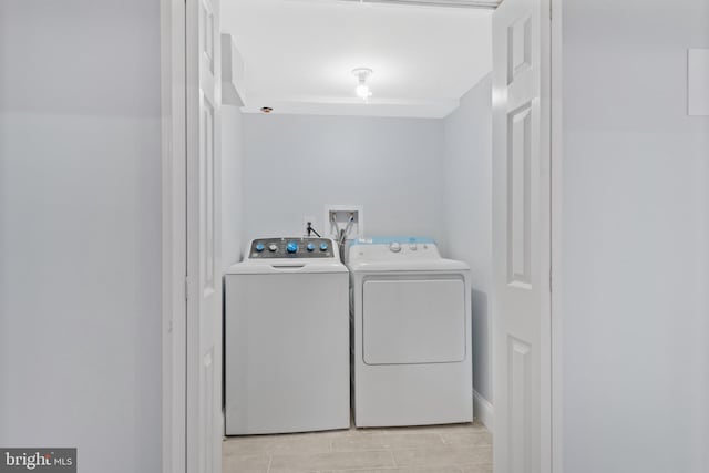 laundry room featuring washer and dryer