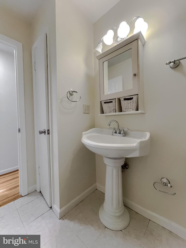 bathroom featuring tile patterned floors